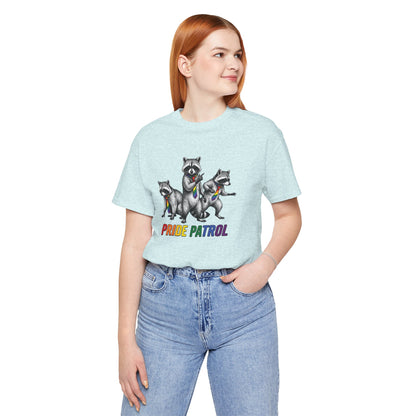 Rainbow Raccoon Pride Patrol — Adult Tee