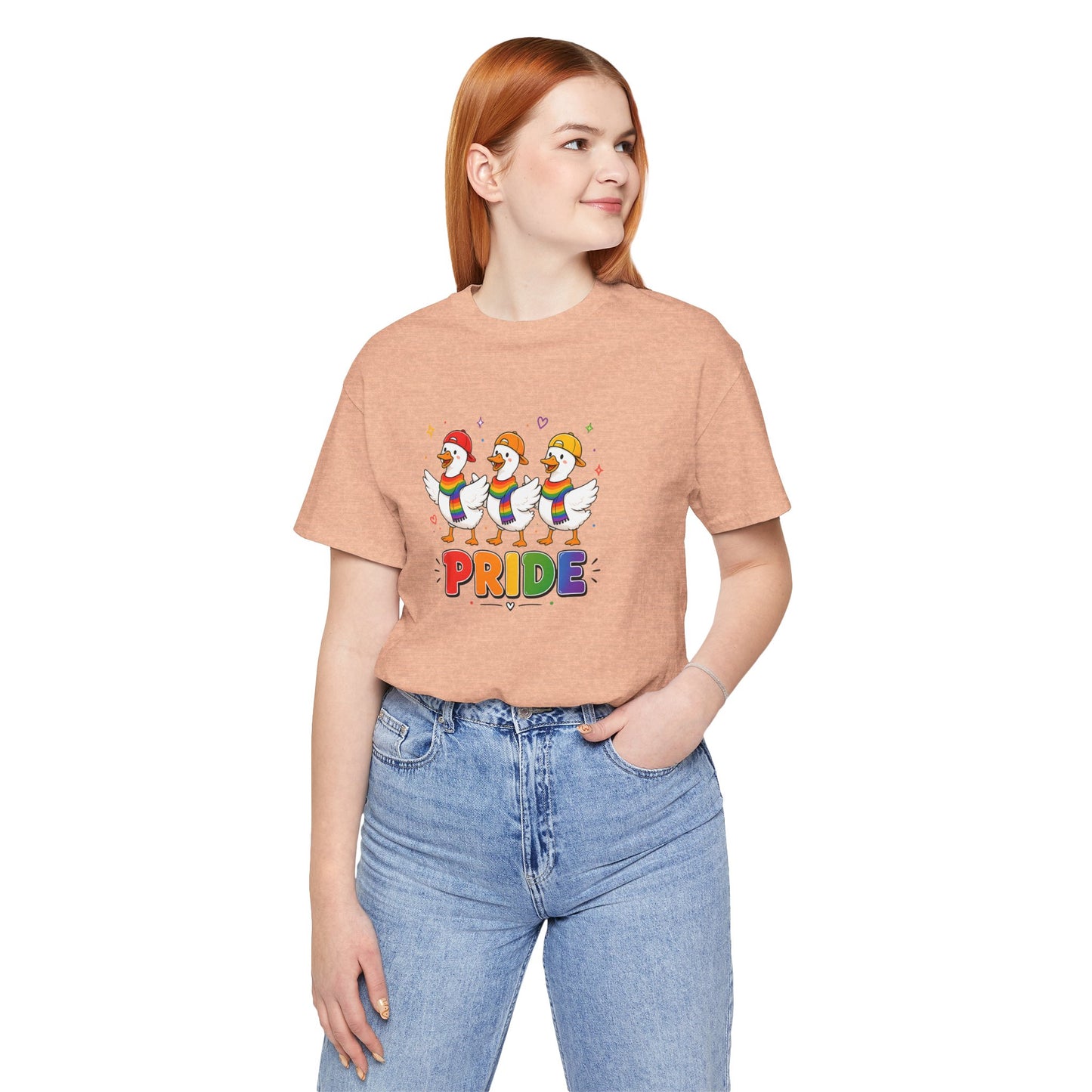 PRIDE Flock Rainbow Geese | Adult Tee