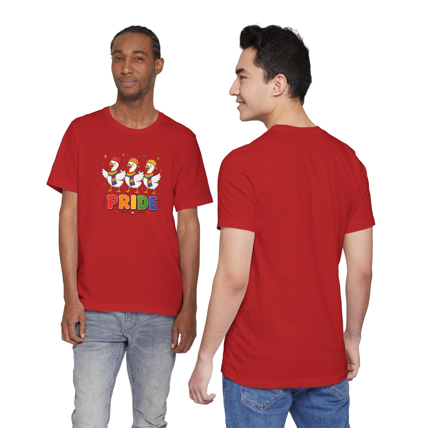 PRIDE Flock Rainbow Geese | Adult Tee
