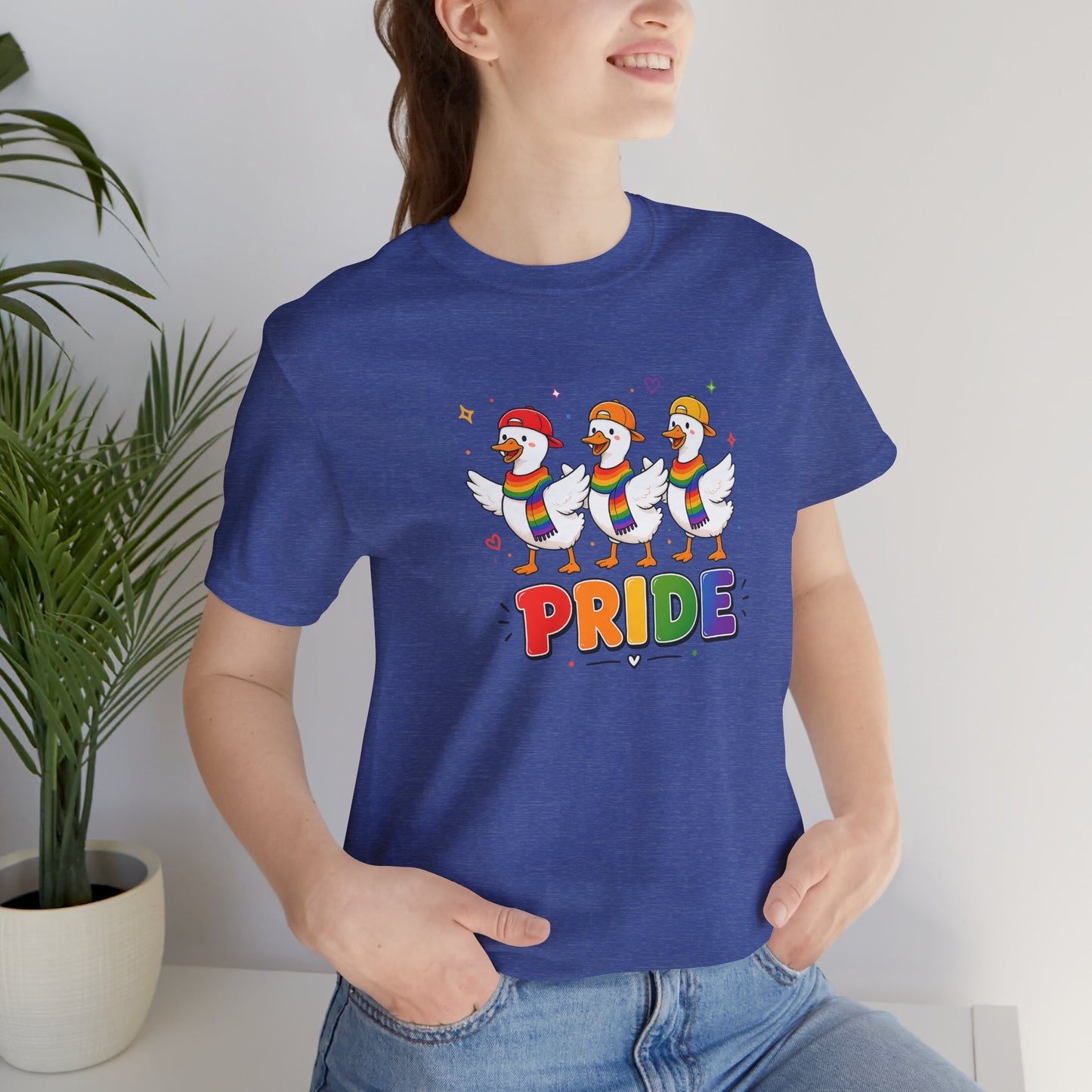 PRIDE Flock Rainbow Geese | Adult Tee