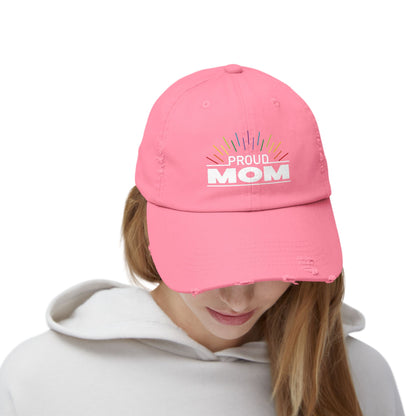 Proud Mom | Distressed Unisex Cap