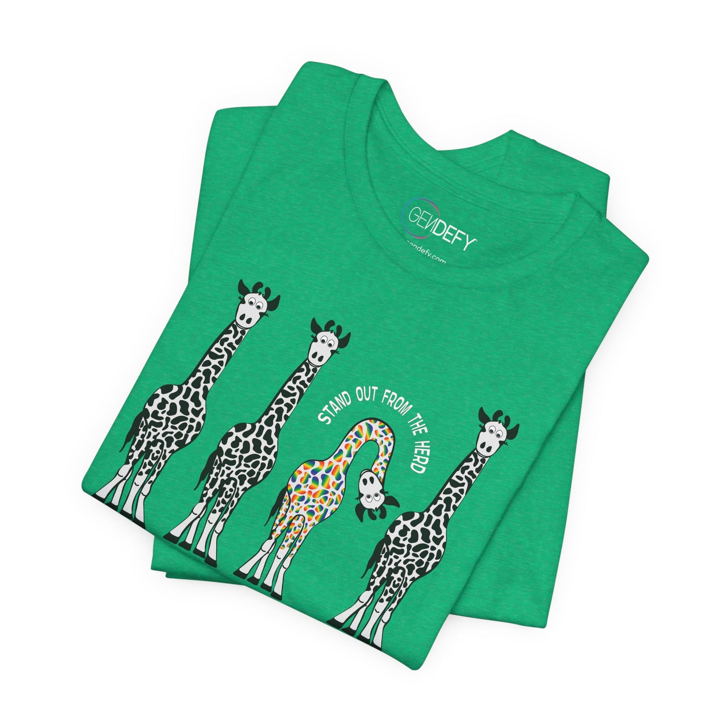 Giraffe - Stand Out From the Herd | Adult Tee