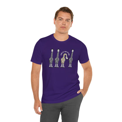 Giraffe - Stand Out From the Herd | Adult Tee