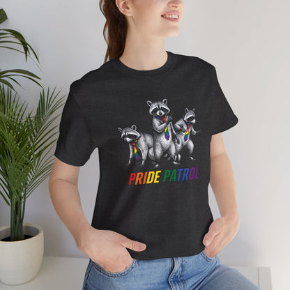 Rainbow Raccoon Pride Patrol — Adult Tee