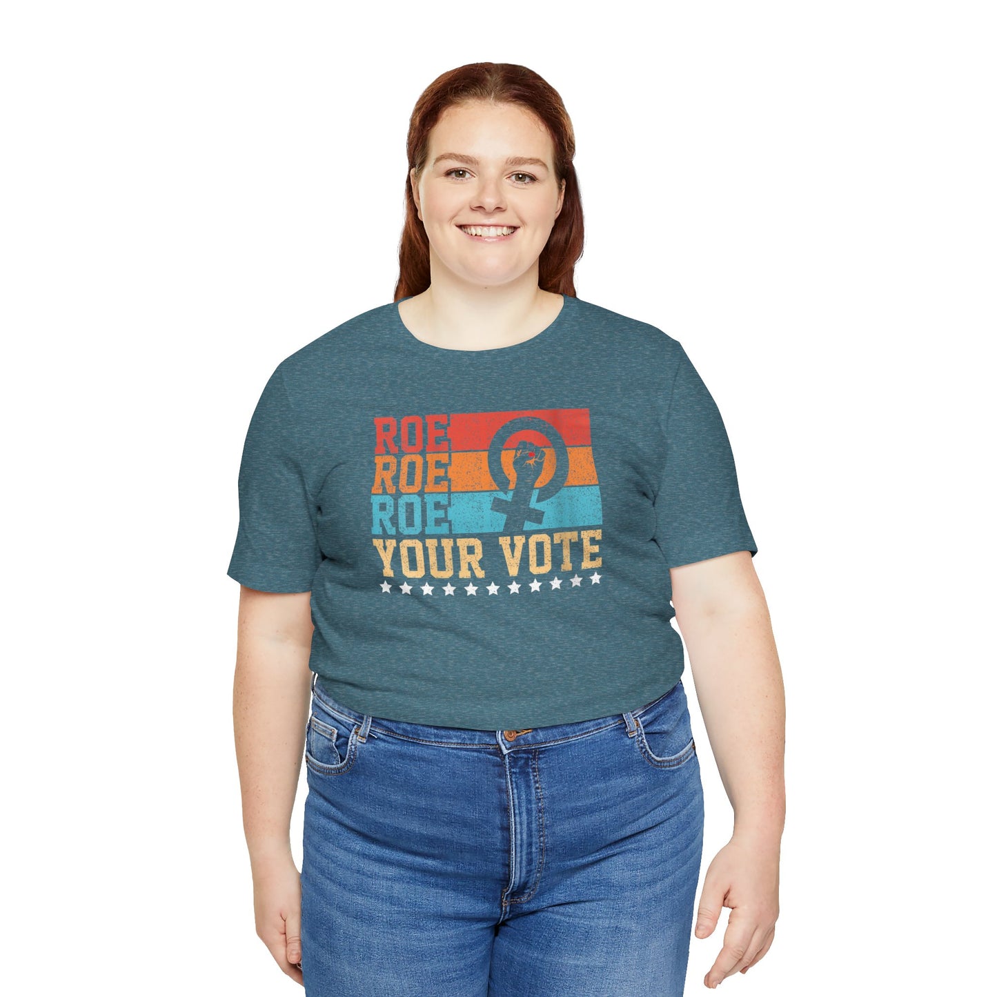 Roe Roe Roe Your Vote | Adult T-Shirt