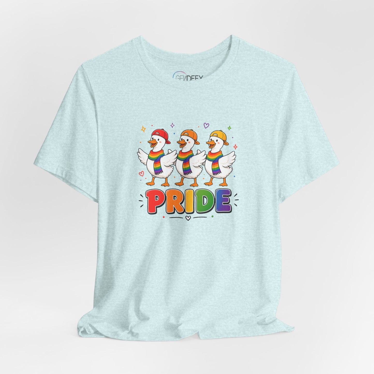PRIDE Flock Rainbow Geese | Adult Tee