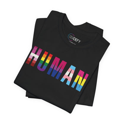 HUMAN Pride Flag - T-Shirt