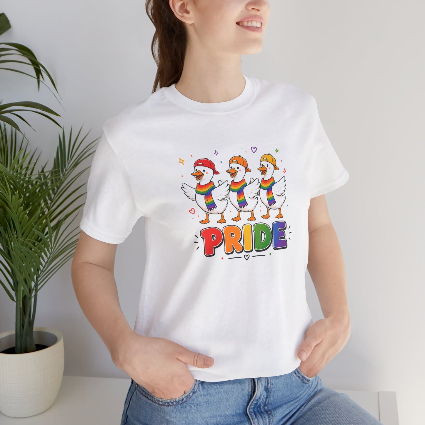 PRIDE Flock Rainbow Geese | Adult Tee