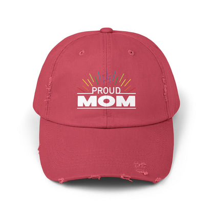 Proud Mom | Distressed Unisex Cap