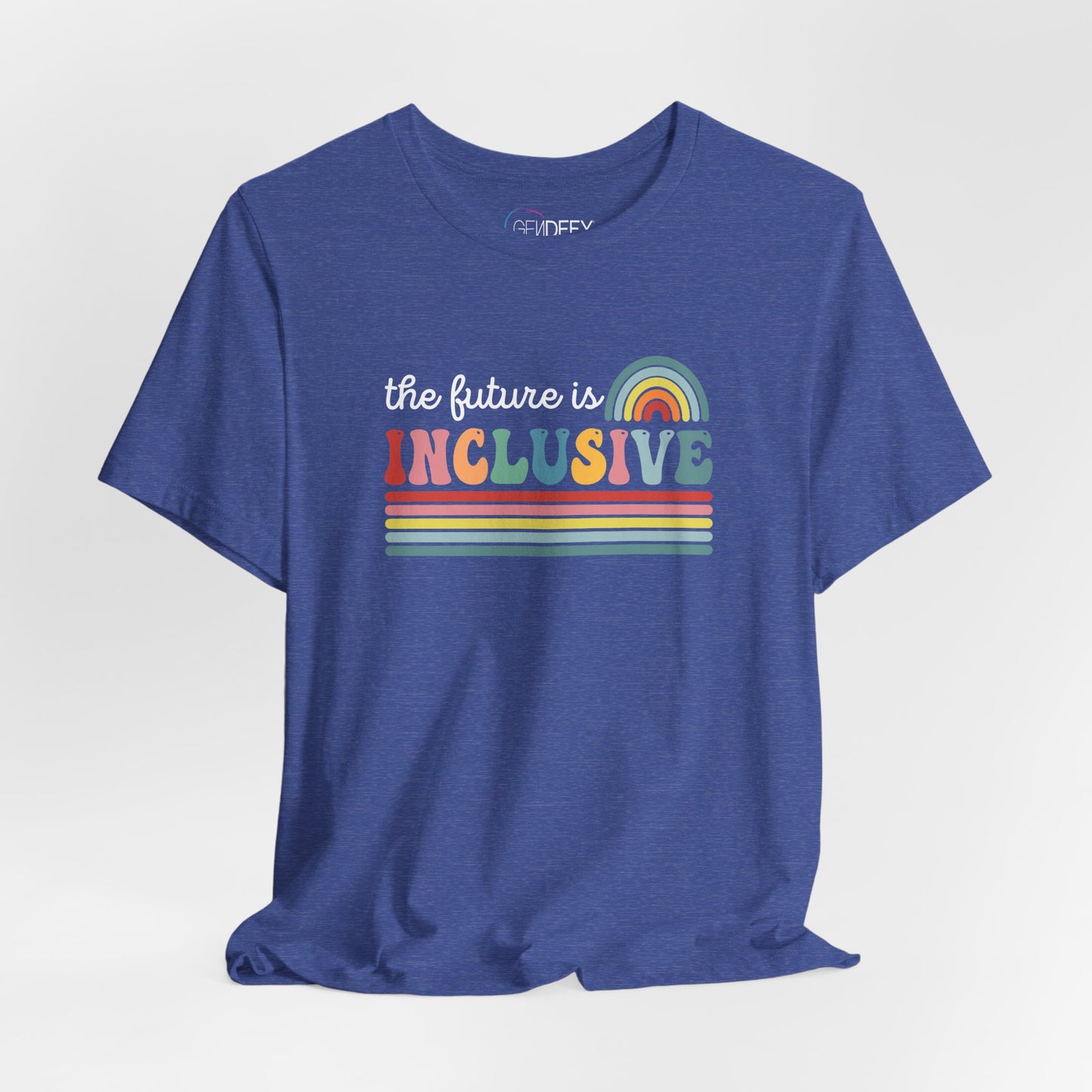 The Future Is Inclusive with Rainbow | Adult T-Shirt