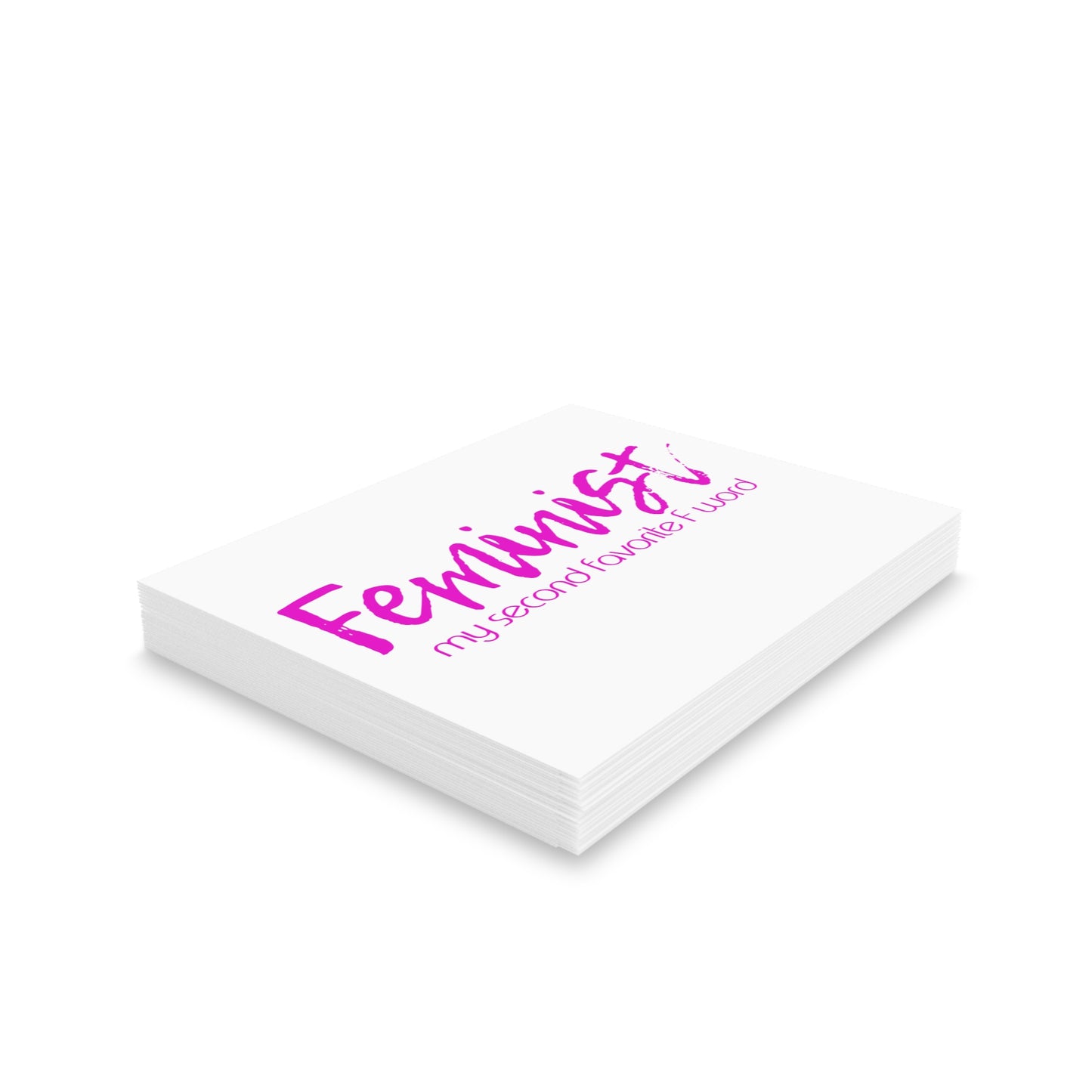 Feminist - Second Favorite F Word | Greeting Cards