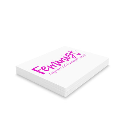 Feminist - Second Favorite F Word | Greeting Cards