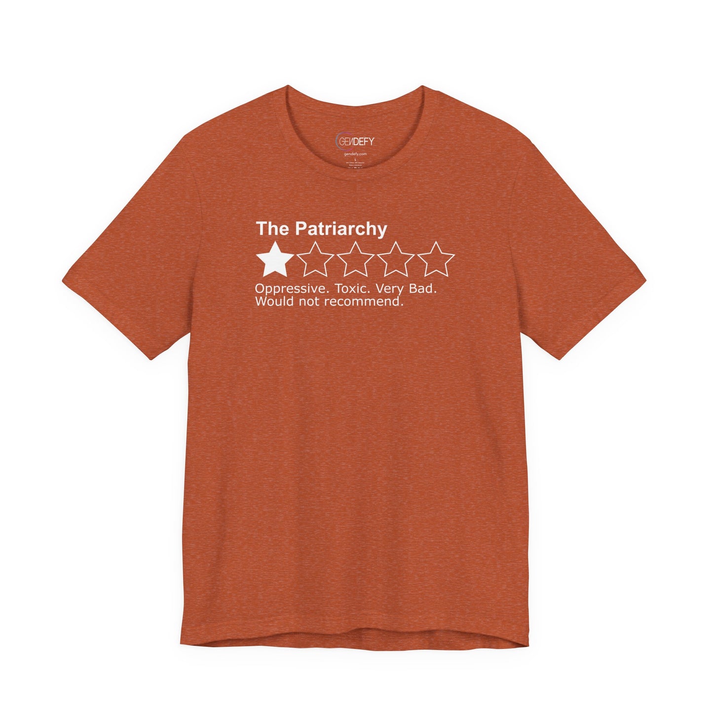 Patriarchy – 1 Star | Adult Tee