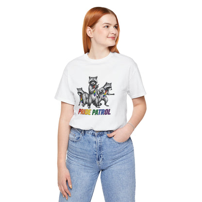 Rainbow Raccoon Pride Patrol — Adult Tee