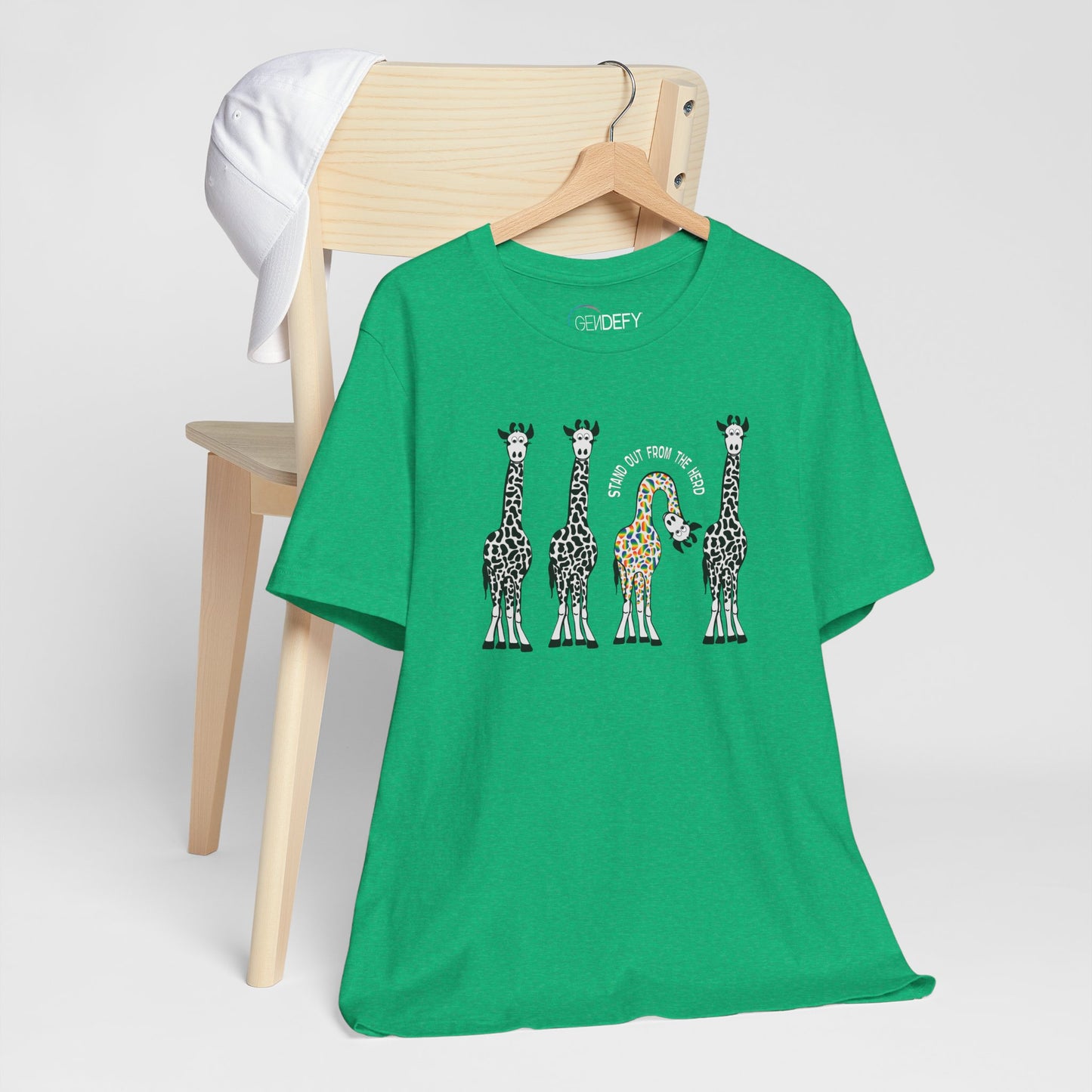 Giraffe - Stand Out From the Herd | Adult Tee