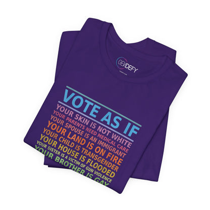 Vote With Empathy | Adult T-Shirt