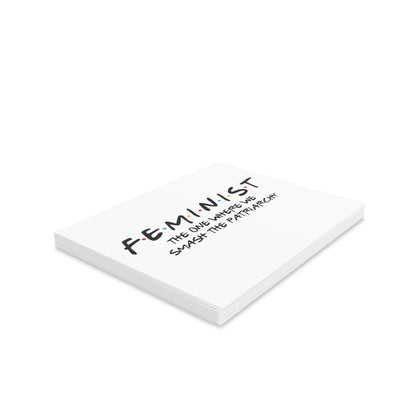 Feminist - Smash The Patriarch | Greeting Cards