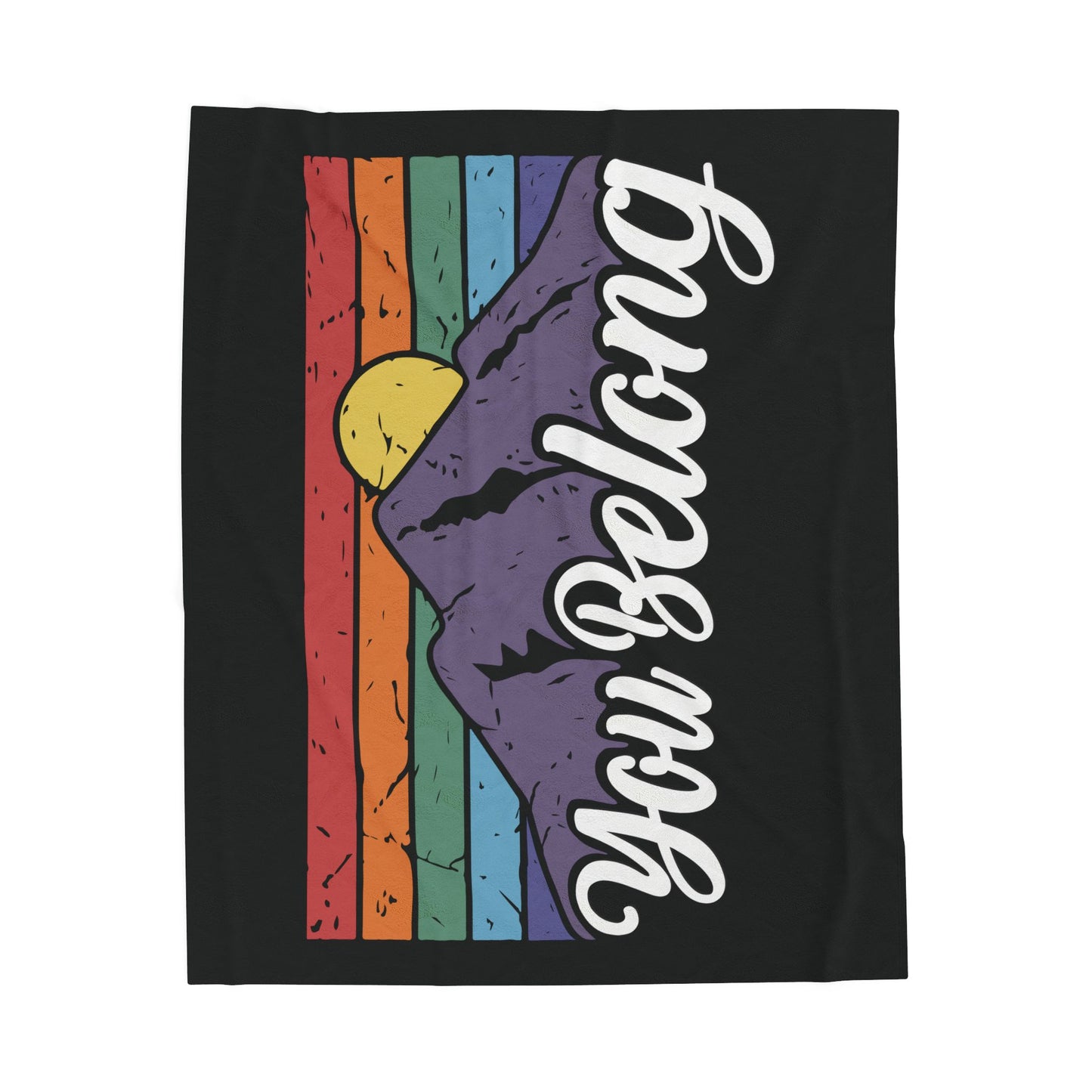You Belong | Velveteen Plush Blanket