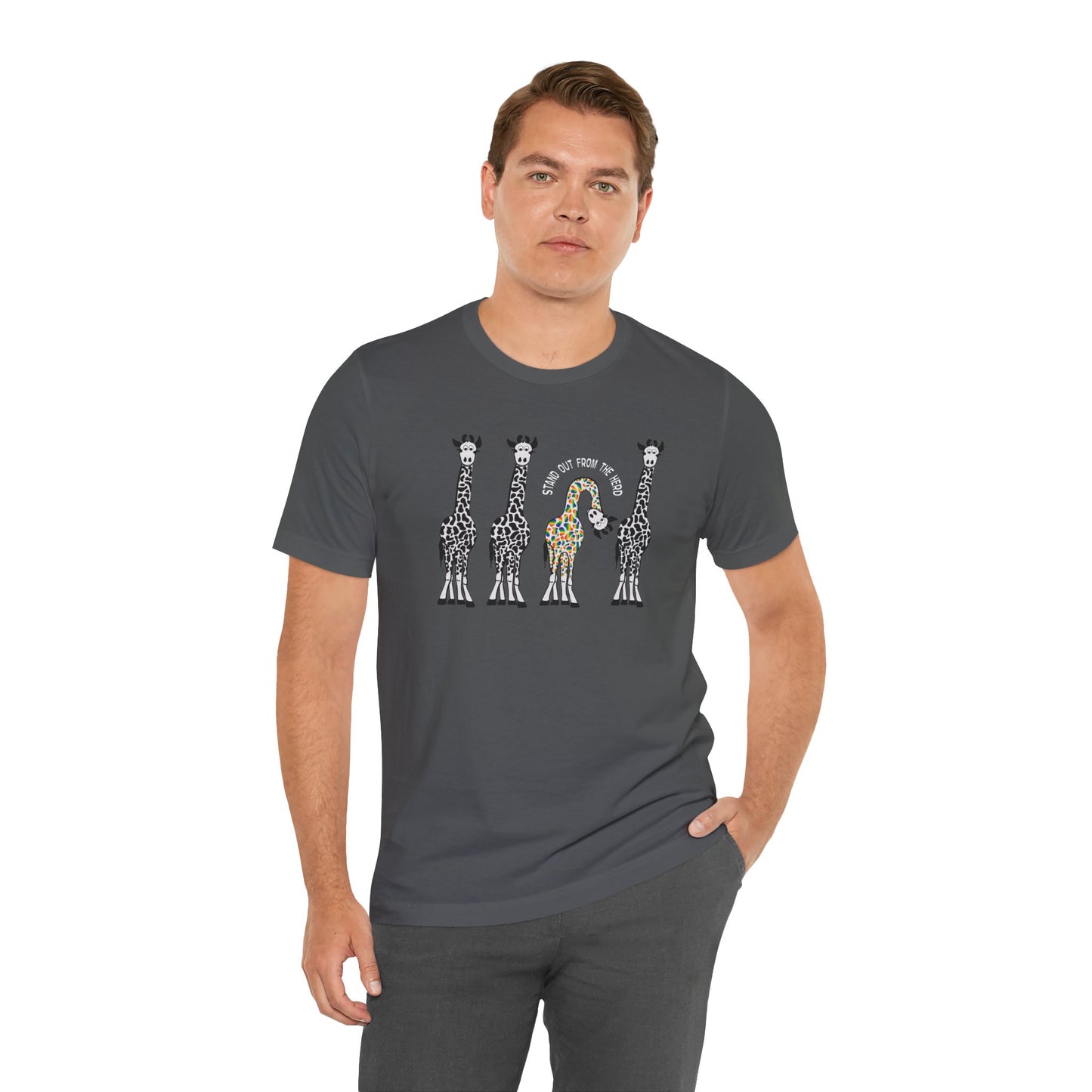 Giraffe - Stand Out From the Herd | Adult Tee