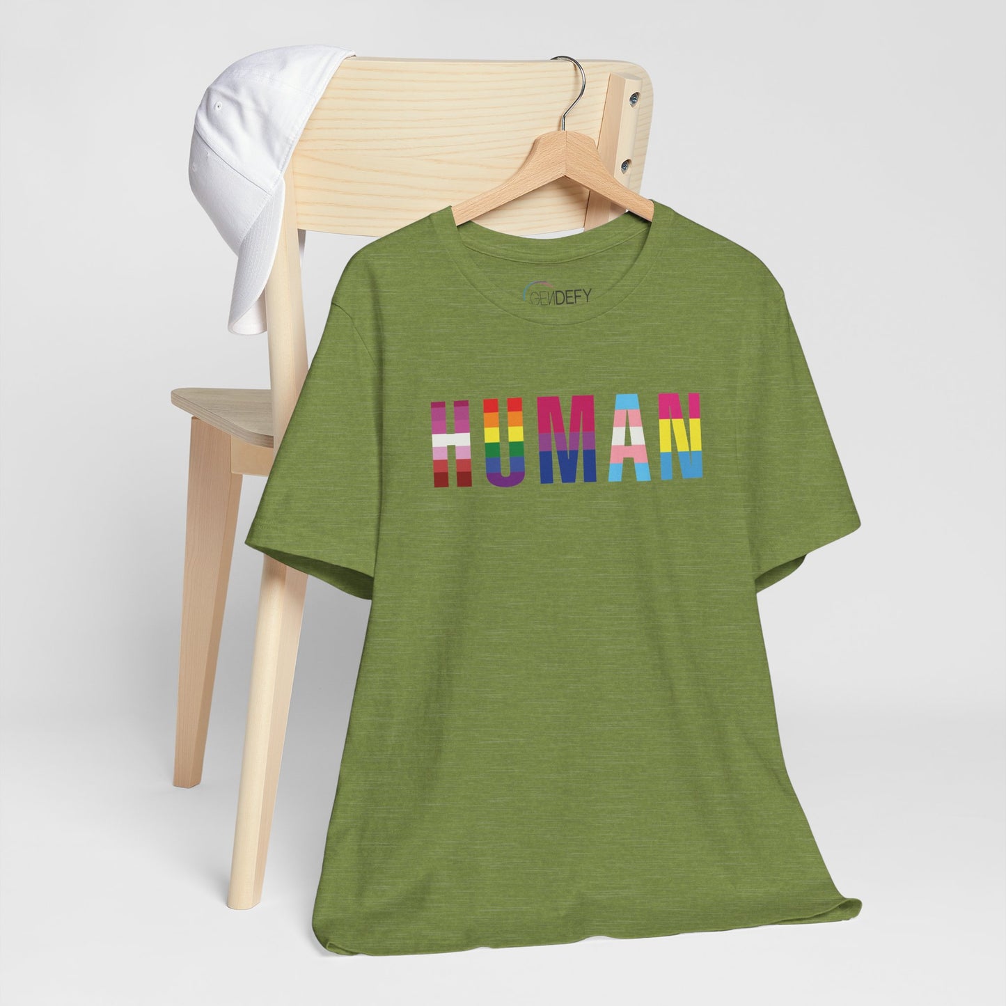 HUMAN Pride Flag - T-Shirt