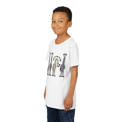 Stand Out From the Herd Rainbow Giraffe | Youth Shirt