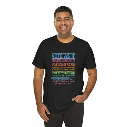 Vote With Empathy | Adult T-Shirt