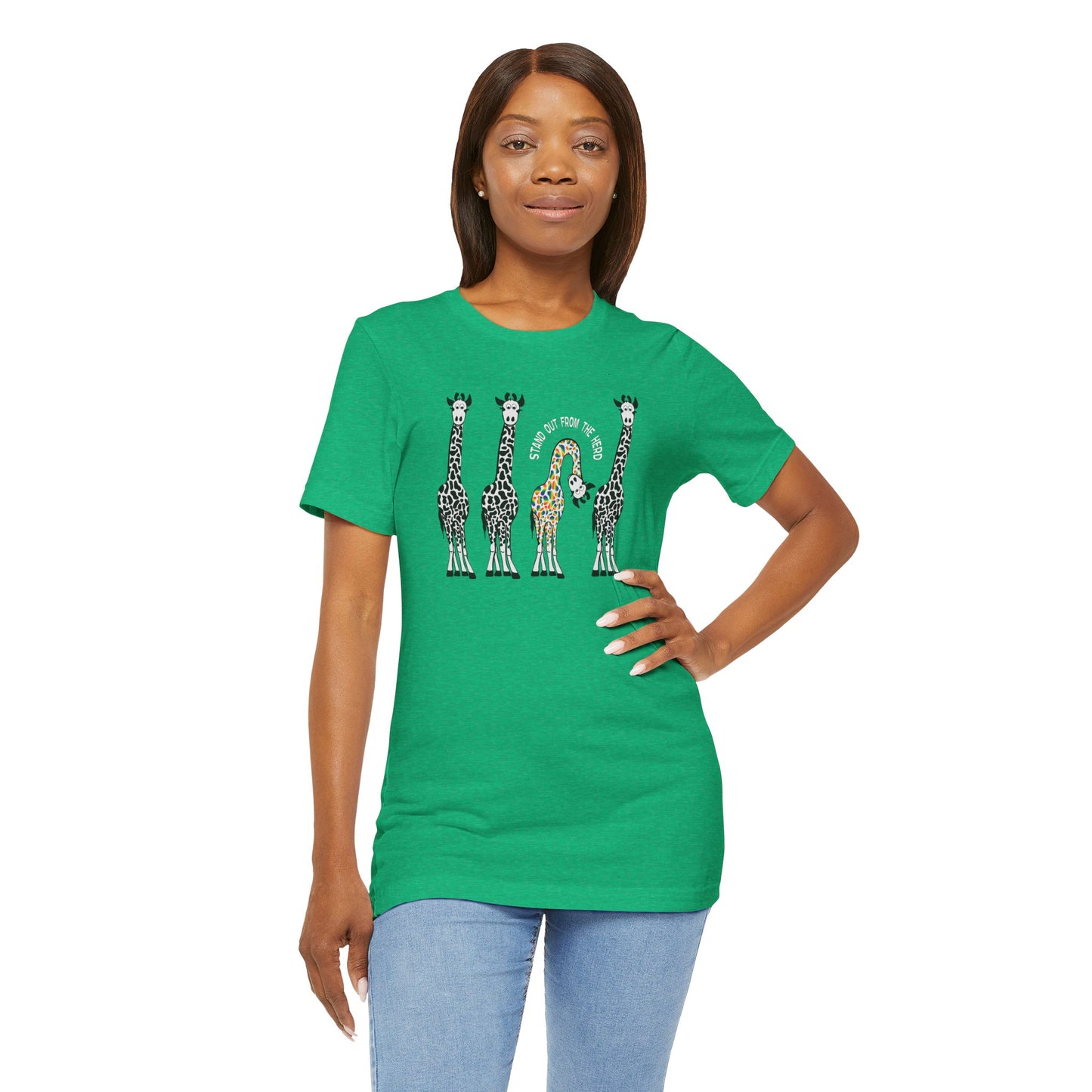 Giraffe - Stand Out From the Herd | Adult Tee