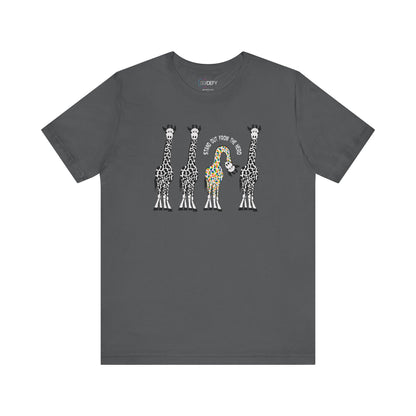 Giraffe - Stand Out From the Herd | Adult Tee